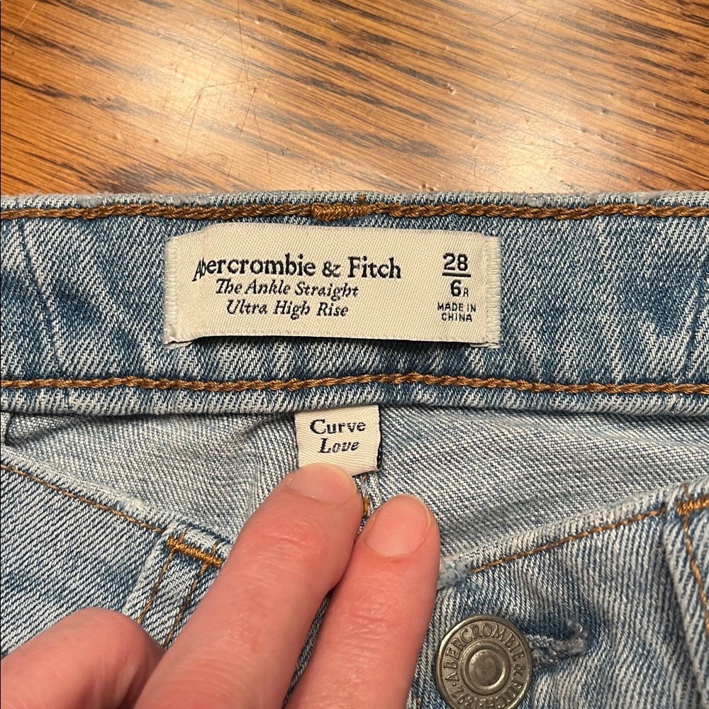 Abercrombie & Fitch Blue High Rise Jeans